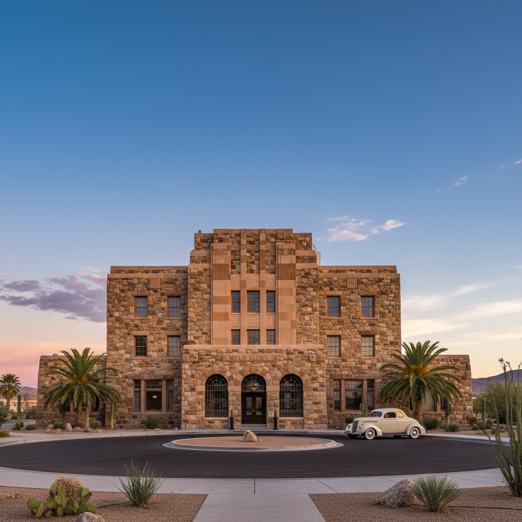 Natural stone floor restoration in Boulder City NV home