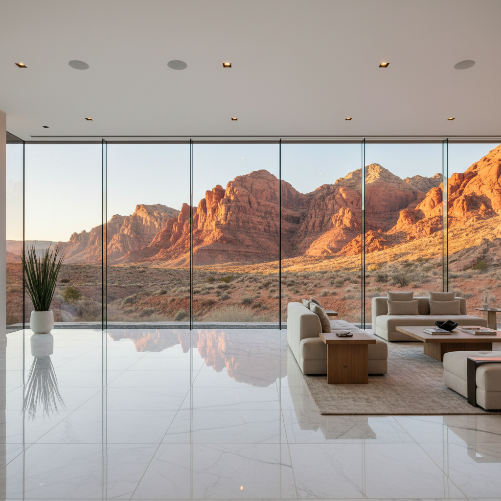 Stone restoration in Sun City Summerlin 55+ active adult community