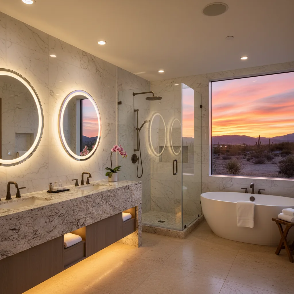 Bathroom Remodeling with Natural Stone in Las Vegas